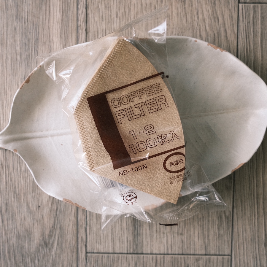 扇型ペーパーフィルター　１～２杯用