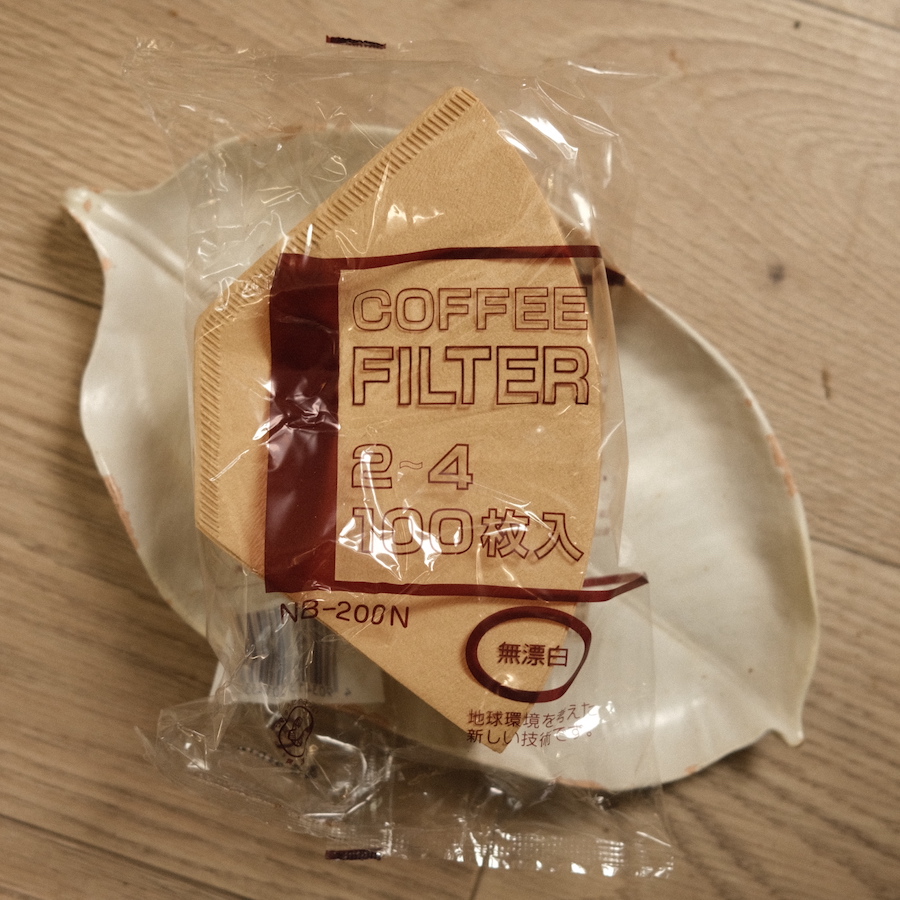 扇型ペーパーフィルター　２～４杯用