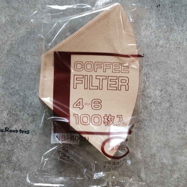 扇型 ペーパー フィルター NB-400N 4-6杯用 100枚 クレバードリッパー L